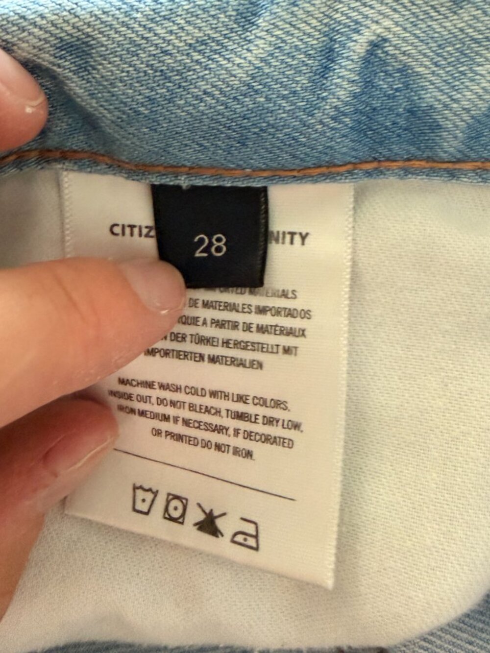 Citizens of Humanity Annina High Waist Wide Leg Jeans | Size 28 | Color ALEMAYDE - Picture 7 of 8